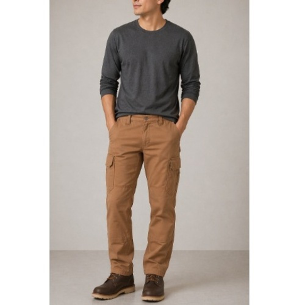 Duluth Trading Men's Brown DuluthFlex Fire Hose Ultimate Cargo Pants Size 36 NWT